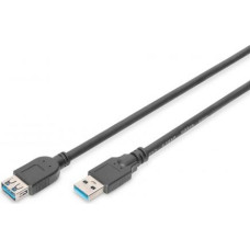 Digitus USB-A USB cable - 1.8 m Black (AK-300203-018-S)