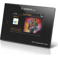 Albrecht Radio DR 53, Digitalradio Tuner, DAB+/UKW, Bluetooth, schwarz