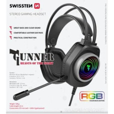 Swissten Gunner RGB Spēļu Austiņas