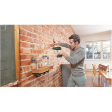 Bosch powertools cordless combi drill UniversalImpact 18V + SystemBox (green/Color: BLACK, Li-ion battery 1.5Ah + 2.5Ah, case + 210-piece accessories, POWER FOR ALL ALLIANCE)