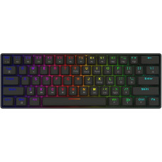 Savio BLACKOUT X2 BLUE klawiatura Gaming USB QWERTY Amerykański międzynarodowy Czarny