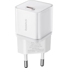 Baseus Ładowarka Baseus GaN5S 1C 20W EU (moon white)