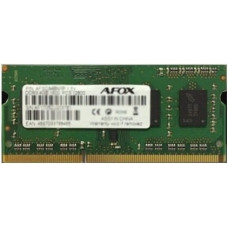 Afox SODIMM Laptop Memory, DDR3, 8 GB, 1600 MHz, (AFSD38BK1L)