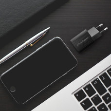 Qoltec Ładowarka Qoltec Ładowarka sieciowa 35W GaN ULTRA | 5-20V | 2.25-3A | 1 x USB typeC PD | 1 x USB | Czarna
