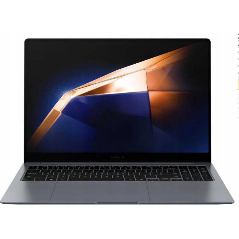 Samsung Laptop Samsung Galaxy Book 4 Pro NP960XGK-KG2US Ultra 7-155H/16" 2.8K (2880x1800) TouchScreen 120Hz AMOLED/32GB/SSD 1TB/BT/BLKB/FPR/Win 11 Moonstone Gray