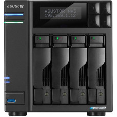 Asustor Serwer plików Asustor LOCKERSTOR 4 AS6704T 4-bay, Intel Celeron N5105 Czterordzeniowy 2.0GHz, 16GB RAM DDR4. 4x M.2 PCIe (NVMe), 2x 2.5 GbE. 2x USB 3.2. HDMI 2.0b; 1xPCIe