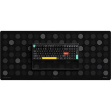 Nuphy - Halo96 V2 QMK/VIA Wireless Mechanical Keyboard Obsidian Black / Silent Red Clear-Top (45gf)