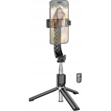 Hoco Selfie stick Hoco HOCO uchwyt selfie z pilotem bezprzewodowym tripod K20 czarny