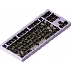 Nuphy - Gem80 QMK/VIA Wireless Custom Mechanical Keyboard - Airy Lilac Wireless Mechanical Keyboard None Keycaps.