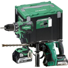 Hikoki 6-piece power tool set (KC18DRBLWDZ)