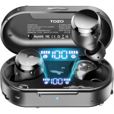 Tozo TWS T12S Black Headphones