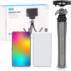 Newell NL4267 RGB-W Rangha LED lamp set with diffuser and tripod