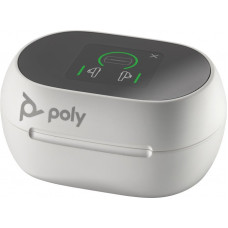 Poly Voyager Free 60+ UC White Touchscreen Charge Case for BT700 USB-C Adapter
