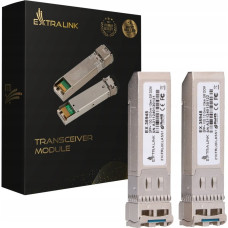 Extralink Moduł SFP ExtraLink EXTRALINK SFP+ 10G 1310NM SM LC 10KM 2-PACK (DEDICATED TO HP/ARUBA)