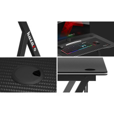 Huzaro Desk Hero 1.4 Black 100 cmx50 cm