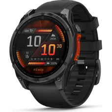 Garmin Zegarek sportowy Garmin Garmin Fenix 8 47 mm AMOLED Slate grey z czarnym paskiem [010-02904-00]