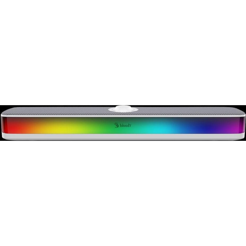 A4Tech Bloody Soundbar S10, Bluetooth, RGB, bílá