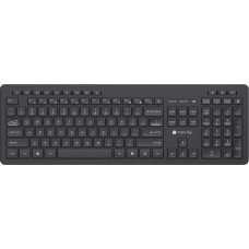 Techly RF 2.4GHz wireless keyboard USB chocolate