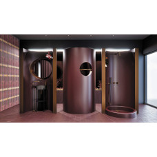 Deante Concealed shower set with hand shower - with horizontal faucet