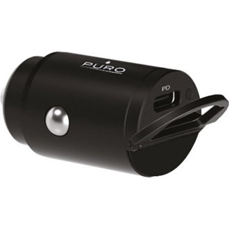Puro Ładowarka samochodowa Puro Mini 20W USB-C - czarna