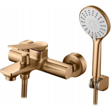 Invena MIXER BATH NERI WITH SHOWER SET COPPER