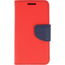 Noname Fancy wallet case SAMSUNG GALAXY A20E red and navy blue universal.