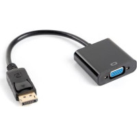 Lanberg Adapter AV Lanberg DisplayPort - D-Sub (VGA) czarny (AD-0002-BK)