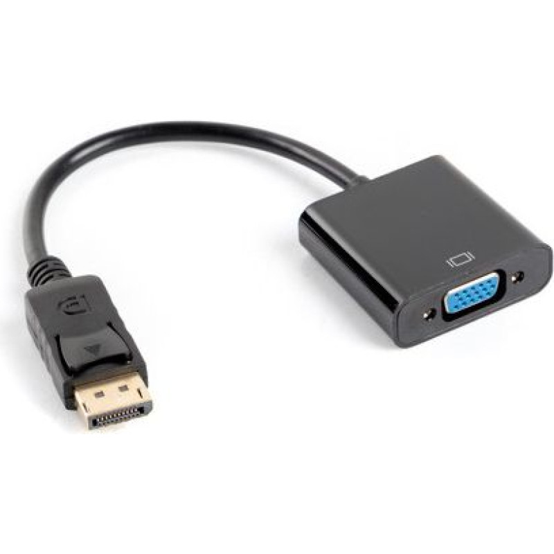 Lanberg AV DisplayPort - D-Sub (VGA) adapter black (AD-0002-BK)