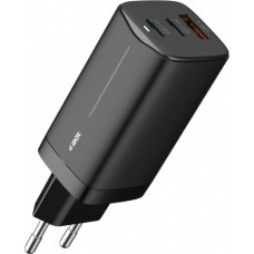 Ibox GaN C-65 PD65W 1x USB-A 2x USB-C 5 A charger (ILUC65B)