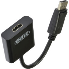 Unitek Adapter AV Unitek DisplayPort - HDMI czarny (Y-5118DA)