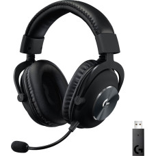 Logitech G Pro X Lightspeed Headphones Black (981-000907)