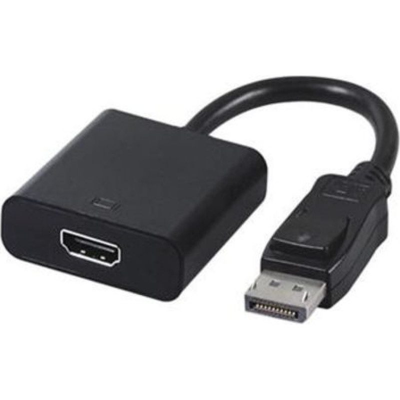 Gembird Adapter AV Gembird DisplayPort - HDMI czarny (A-DPM-HDMIF-002)