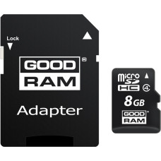 Goodram Karta GoodRam microCARD MicroSDHC 8 GB Class 4  (M40A-0080R11)