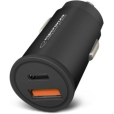 Esperanza EZC111K car charger 20w usb-c pd 20w / usb-a qc 3.0 18w