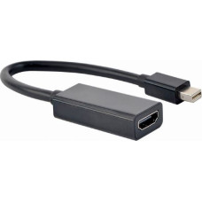 Adapter Gembird AV DisplayPort Mini - HDMI czarny (A-MDPM-HDMIF4K-01)