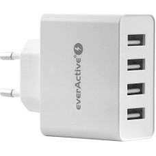 Everactive PHONE CHARGER 4X USB 5A WHITE