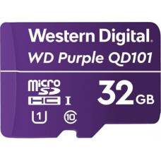 WD Karta WD Purple MicroSDHC 32 GB Class 10 UHS-I/U1  (WDD032G1P0C)