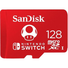Sandisk Karta SanDisk Nintendo Switch MicroSDXC 128 GB Class 10 UHS-I/U3 A1 V30 (SDSQXAO-128G-GNCZN)