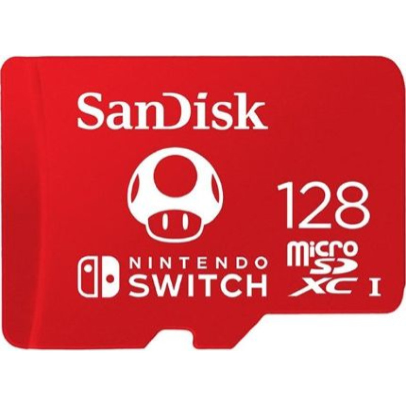 Sandisk Karta SanDisk Nintendo Switch MicroSDXC 128 GB Class 10 UHS-I/U3 A1 V30 (SDSQXAO-128G-GNCZN)