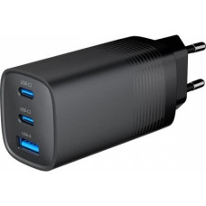 Gembird Charger 1x USB-A 2x USB-C (TA-UC-PDQC65-01-BK)