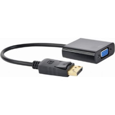 Gembird Adapter AV Gembird DisplayPort - D-Sub (VGA) czarny (A-DPM-VGAF-02)