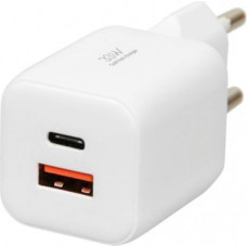 Ibox C-42 USB A+C power charger 33W USB-C to USB-C cable white