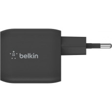 Belkin Charger Dual 45W USB-C GAN thinset charger with PPS Black
