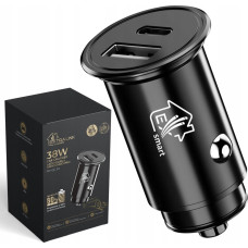 Extralink Ładowarka do samochodu Smart Life 38W, 1x USB-C, 1x USB-A Czarna