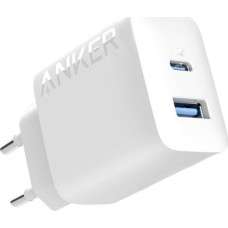 Anker 312 20W mains charger 1xUSB-A 1xUSB-C white