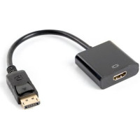 Lanberg Adapter AV Lanberg DisplayPort - HDMI czarny (AD-0009-BK)