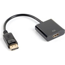 Lanberg Adapter AV Lanberg DisplayPort - HDMI czarny (AD-0009-BK)