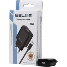 Beline 30W GaN USB-C mains charger + USB-C cable, black