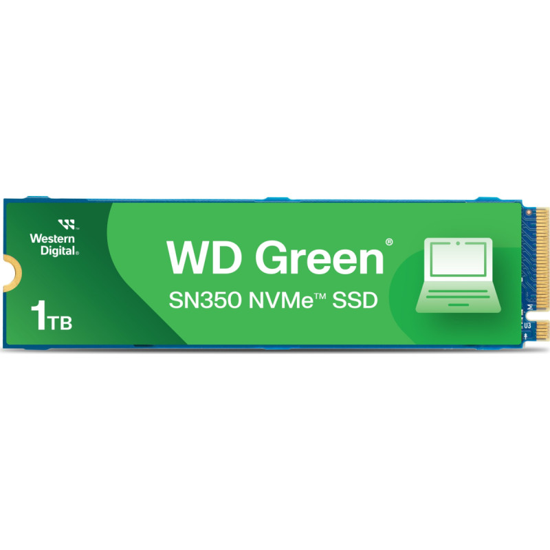 WD Dysk SSD WD Green SN350 1TB M.2 2280 PCI-E x4 Gen3 NVMe (WDS100T3G0C)