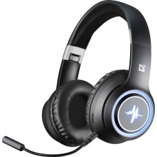 Defender FREEMOTION B571 wireless Bluetooth headphones with microphone backlit + MP3 Player + microphone, black
